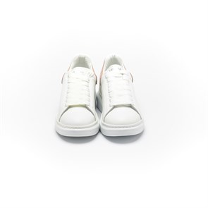 Kadın Sneaker MZN- 3 John May Beyaz Deri-Pudra Süet
