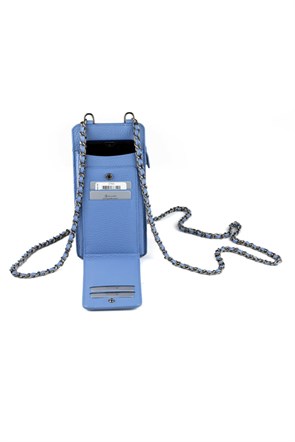 Kadın Telefonluk 2783  Grande Telefon çantası -Kartlık-Cüzdan Buz Mavi