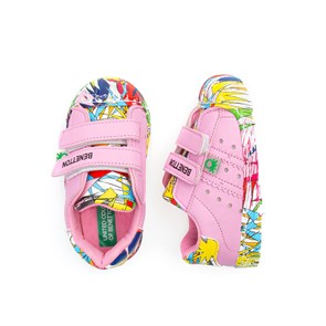 Kız Çocuk Spor Ayakkabı BN-1017 Benetton 96-Pembe