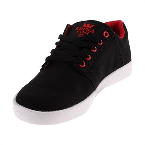 Supra Erkek Çocuk Sneaker  Kauçuk Taban SK12036 KIDS WESTWAY-BLACK - RED - WHITE